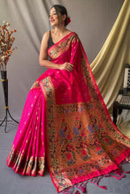 Load image into Gallery viewer, Kala Niketan Paithani Silk Saree With Rich Pallu - 7 Colors Available
