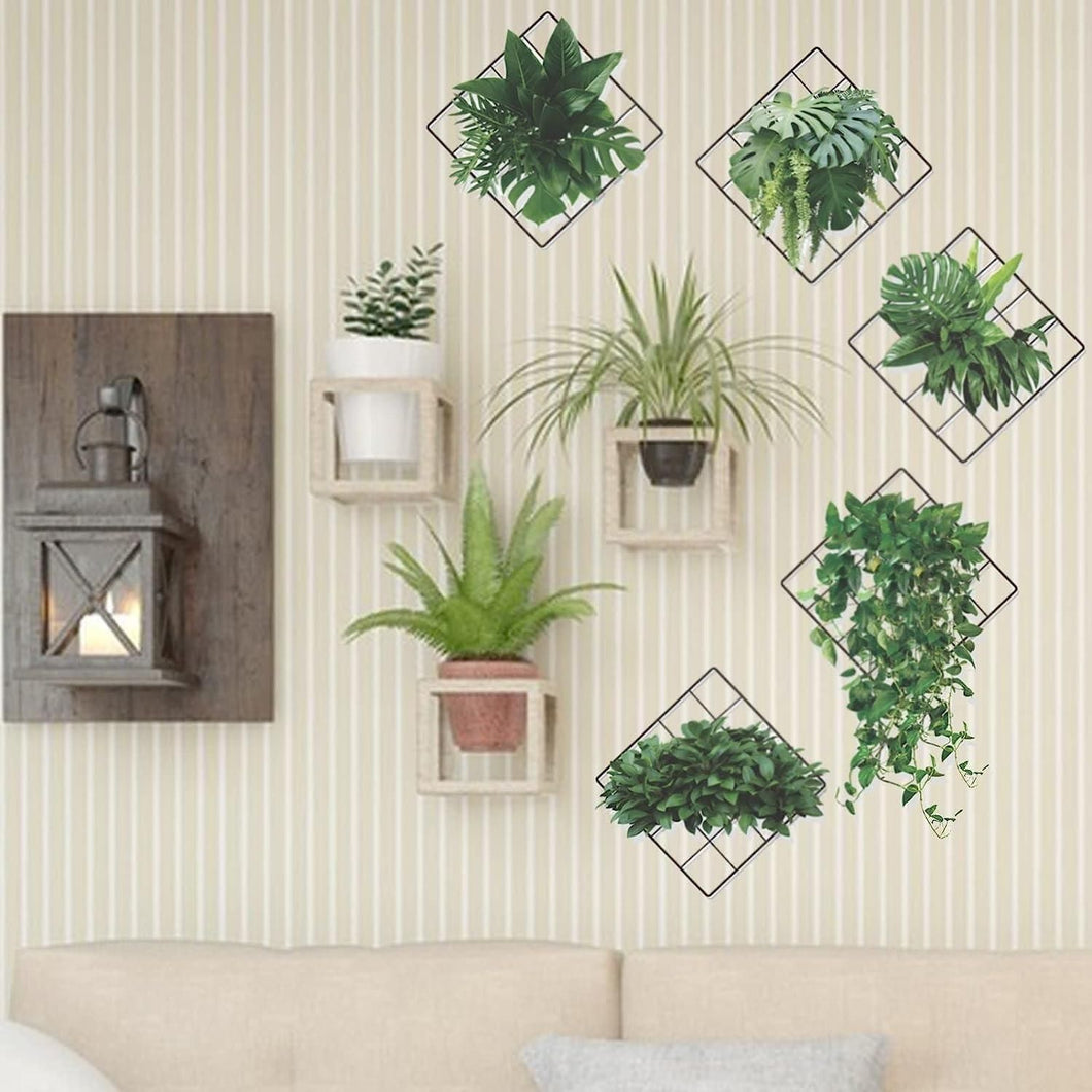 3D Wall Stickers - Plants (Pack Of 5) (4.9 ⭐⭐⭐⭐⭐ 92,720 REVIEWS)