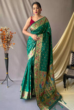 Load image into Gallery viewer, Kala Niketan Paithani Silk Saree With Rich Pallu - 7 Colors Available
