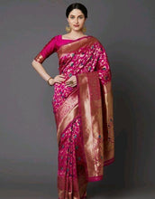 Load image into Gallery viewer, Kala Niketan Banarasi Latest fashion Designer Silk Saree

