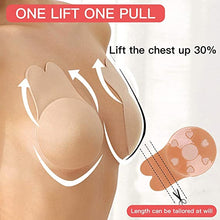 Load image into Gallery viewer, Original Reusable Breast Lifter - Self Adhesive Silicone Push-up Bra (Beige Color) -  1 Pair (2 pcs)
