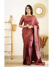 Load image into Gallery viewer, Kala Niketan Designer Latest Fashion Soft Silk Saree With Blouse Piece - 6 Colors Available
