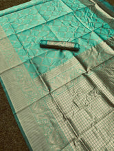 Load image into Gallery viewer, Alia Bhatt Designer Latesh Fashion Green Soft Silk  Saree
