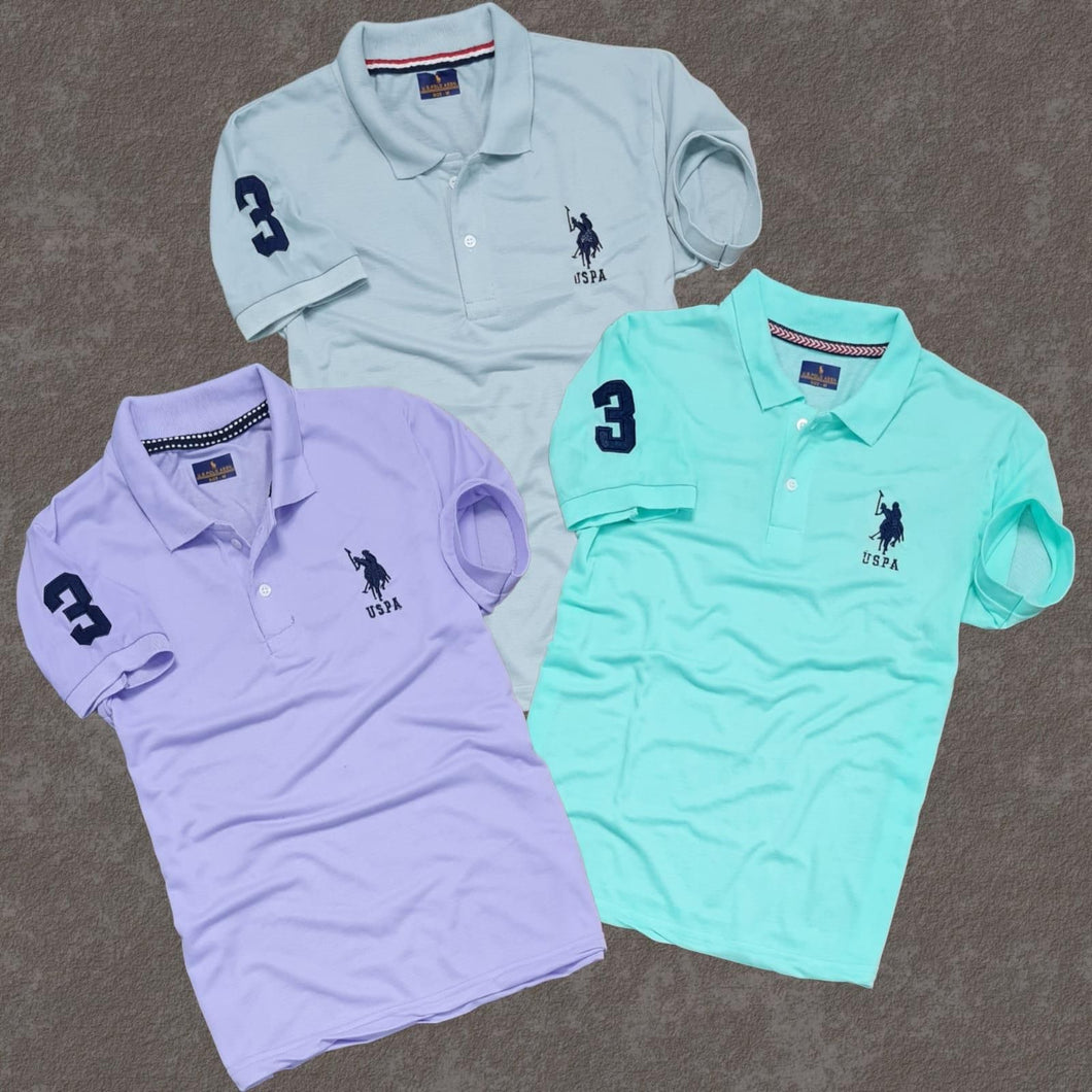Polo Matty Tshirts For Men (Pack Of 3)