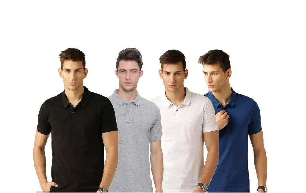 Polo T-Shirts Combo (Pack of 4)