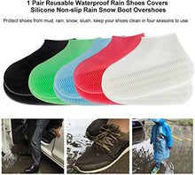 Load image into Gallery viewer, Waterproof Reusable Silicone Shoes Cover™ for Men, Women, Boys &amp; Girls - (Buy 1 Pair Get 1 Pair Free)
