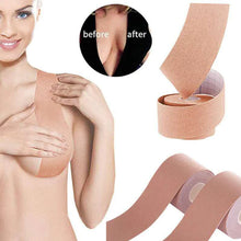 Load image into Gallery viewer, Original Boob Tape for Breasts Push-up Waterproof Sweat-proof Invisible Under Clothing Breast Lift boob Tape for Contour Lift &amp; Fashion (Free 10 Nipple Cover)

