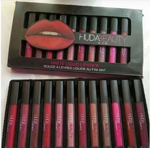 Load image into Gallery viewer, Huda Beauty Waterproof Matte Liquid Lipstick (Set Of 12)
