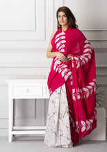 Load image into Gallery viewer, Kala Niketan Block Print Cotton Saree with Blouse

