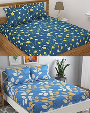 Load image into Gallery viewer, Premium Elastic Fitted Double Bedsheet (Buy 1 Get 1 Free)
