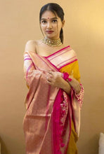 Load image into Gallery viewer, Kala Niketan Traditional Kanchi Soft Silk Sari With Attached Blouse

