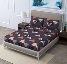 Load image into Gallery viewer, Dark Grey Elastic Fitted King Size Bedsheet
