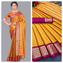 Load image into Gallery viewer, Kala Niketan Cotton Silk Designer Weaving Saree ( 8 Colors Available)
