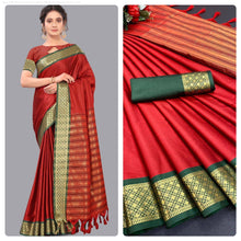 Load image into Gallery viewer, Kala Niketan Cotton Silk Designer Weaving Saree ( 8 Colors Available)
